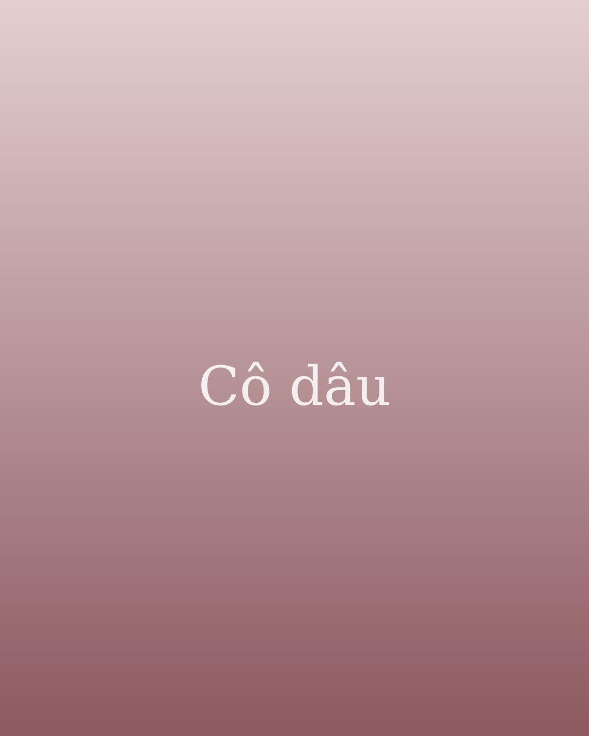 Cô dâu Lê Thị Vân